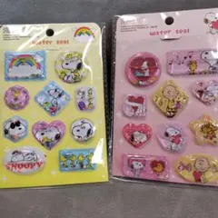 ✨正規品✨PEANUTS　スヌーピーウォーターシール　2枚セット