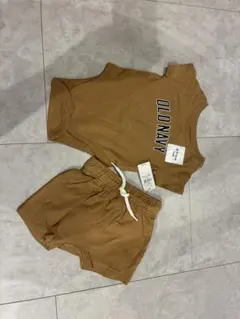 新品タグ付き OLD NAVY ベビー 2点セット 0-3M ブラウン