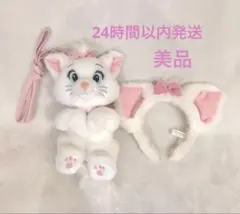 【美品】ディズニー マリーちゃん カチューシャ ポシェット