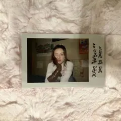 the story goes on party ジヒョ　ポロライド　トレカ