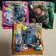 【未開封】C.C.レモン おまけ リロ＆スティッチ フィギュアコレクション 3種