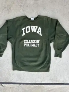 90s Champion ReverseWeave Iowa フェード 刺繍タグ