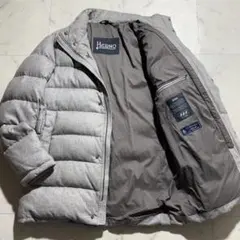 HERNO ヘルノ ピアツェンツァ カシミヤ シルク グレー ダウン 48のサムネイル
