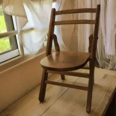 ai様　専用　蚤の市　木製折りたたみキッズチェア
