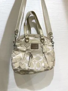 COACH コーチ ポピー コレクション パッチワーク ショルダーバッグ 