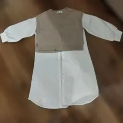 GLOBAL WORK ワンピース ベスト付き130