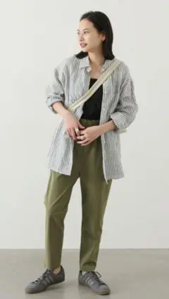 極美品✨JOURNAL STANDARD　ナイロンストレッチパンツ　M　カーキ