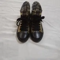 Burberry レインシューズ チェック柄 ハイカットのサムネイル