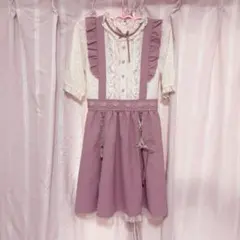 LIZLISA ドッキングワンピース ピンク