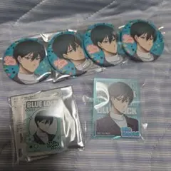 ブルーロック　デニムコーデ　缶バッチ　キーホルダー　バッチ　糸師凛