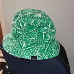 XLARGE バケットハット ペイズリー柄 グリーン Lサイズのサムネイル