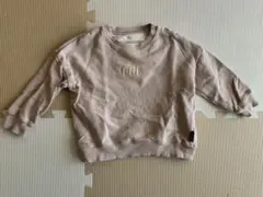 90 テータ 金曜日 ラベンダー 刺繍 トレーナー 裏毛スウェット friday