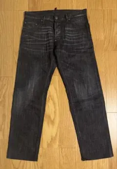 DSQUARED2 ディースクエアード ブラック デニムパンツ 46 S74LB