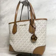 MICHAEL KORS マイケルコース モノグラム ハンドバッグ ホワイトのサムネイル