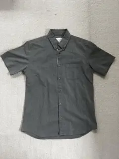 UNITED TOKYO／半袖ボタンダウンシャツ／サイズ2 グレー