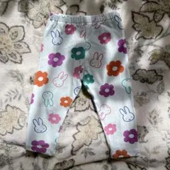 miffy ミッフィー　花柄　プリントパンツ 90cm バースデイ 総柄