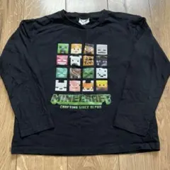 Minecraft 長袖カットソー 140サイズ ロンT マイクラ