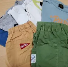 男子140■Tシャツ5枚ハーフパンツ2枚まとめ売りセット■マーキーズ