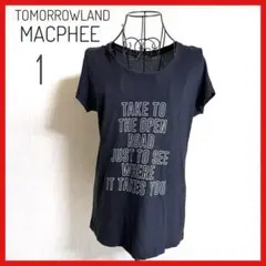 TOMORROWLAND MACPHEE ネイビー プリントTシャツのサムネイル