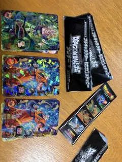 ドラゴンボールヒーローズ トレーディングカード、シールセット 孫悟空、ブロリー