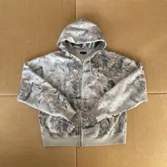 beamsダブルジップフーディ　カモフラ