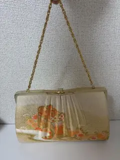 和装用バッグ 花柄 クラッチバッグ