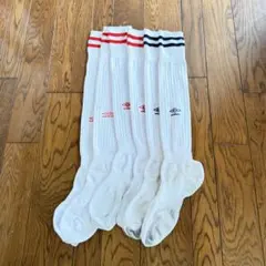 umbro サッカーソックス 3セット ホワイト