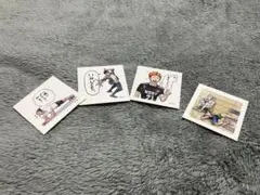 ハイキュー!! スクエアステッカー コレクション　4枚セット