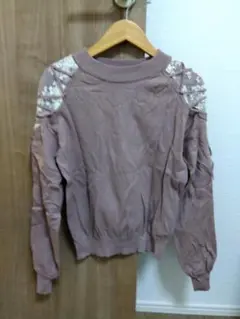 MAJESTIC LEGON ピンク 長袖ニット