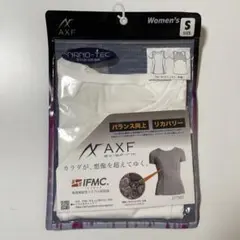AXF　アクセフ　レディース　クルーネックTシャツ　半袖　ホワイト　Sのサムネイル
