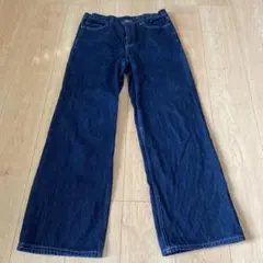 UNIQLO JEANS ワイドストレートデニム 25インチ