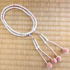 在庫価格 珊瑚の本式数珠 （ピンク寄り5.5-5.75mm A ） - メルカリ