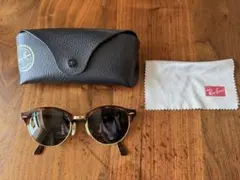 Ray-Ban クラブラウンド RB4246 990 べっ甲 ゴールド