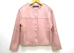 ザラベーシック◆フェイクスエード ノーカラージャケット レディース USA/XS