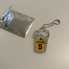 阪神タイガース★ビール型アクリルキーホルダー近本