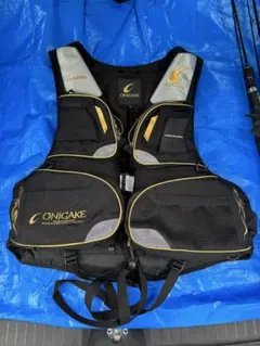 ONIGAKE ライフジャケット ブラックLサイズ 鬼掛 トーナメントライフジャケット Ⅳ｜製品情報｜ONIGAKE