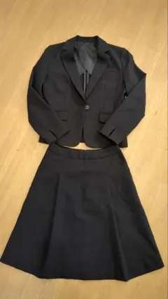 ★値下げしました★ネイビー スカートスーツ 上下セット