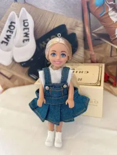 Barbieチェルシードール　バッグチャーム　DENIMジャケット 2026年最新】バービー チェルシー チャームの人気アイテム - メルカリ