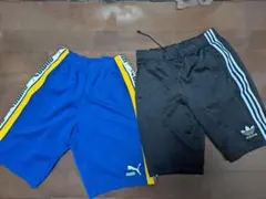 【価格更新】PUMA adidas ハーフパンツ 2点セット