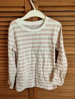 無印良品　ボーダー　長袖Tシャツ 120