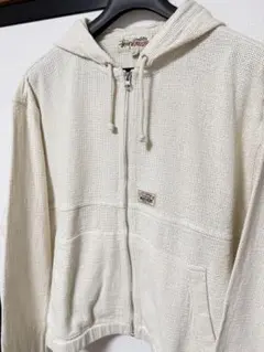 【STÜSSY】ワーク　ジャケット　フード　コットン　メッシュのサムネイル