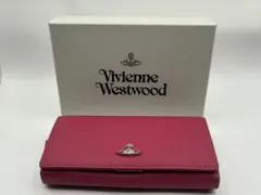 【美品】Vivienne Westwood 長財布 ピンクのサムネイル