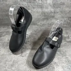未使用級【メローバイエンチャンテッド】（23.5）レザーシューズ Tストラップのサムネイル