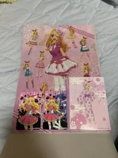 アイカツ！ キャラポップアップストア 星宮いちご クリアファイル カードセット
