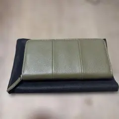 scroll✴︎スクロール 生協 お会計が楽になる牛革財布 長財布 モカ