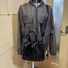 グレイル巾着 ショルダーバッグ 2way