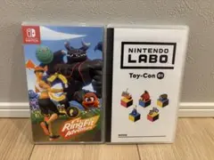 ニンテンドースイッチ　ソフトのみリングフィットアドベンチャー　ニンテンドーラボ