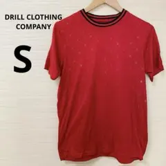 DRILL CLOTHING COMPANY（S）半袖Tシャツ 赤レッド