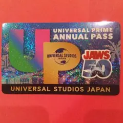 ユニバ☆ステッカー　年パス限定　USJ　ジョーズ