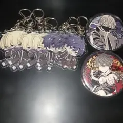アクリルキーホルダーと缶バッジセット